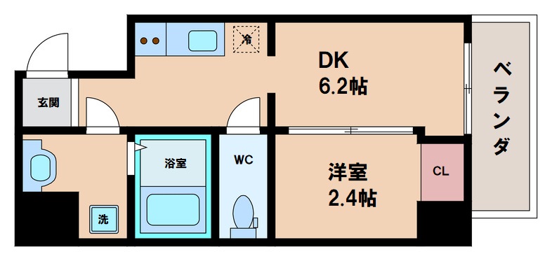 【SOAR SHINIMAMIYAの間取り】