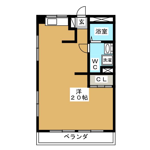 品川区上大崎のマンションの間取り