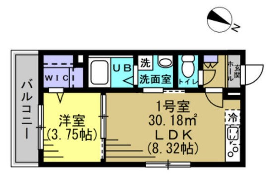 フォレスト飯山満10街区7画地の間取り