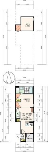 FERIO新栄の間取り