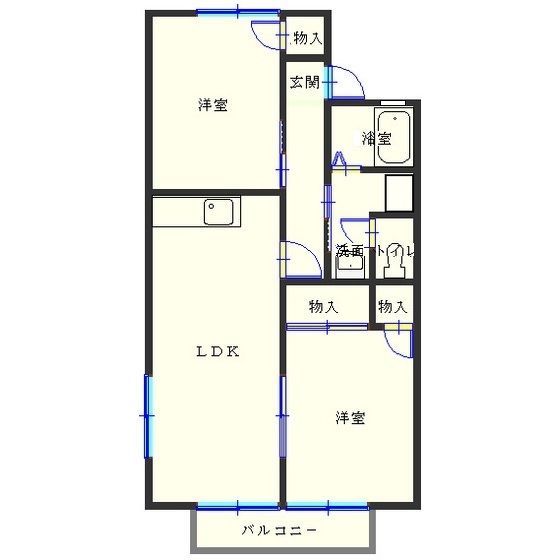 リヴェールＪ・IIの間取り