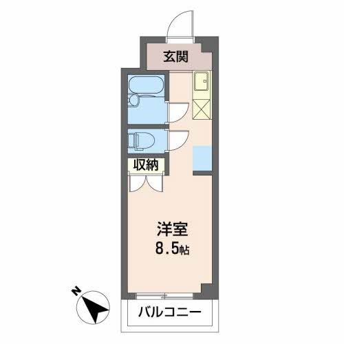 鈴鹿市江島町のマンションの間取り