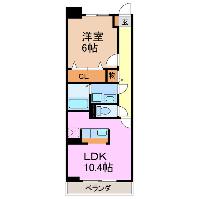 第２ファミール豊明の間取り