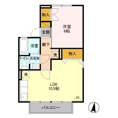 グリーンパーク倉賀野Ａの間取り