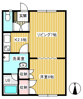 ニッコーハイツの間取り