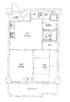 三越ゼームス坂マンションの間取り