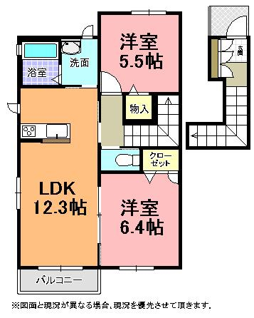 ラ・ヴィータ　IIIの間取り