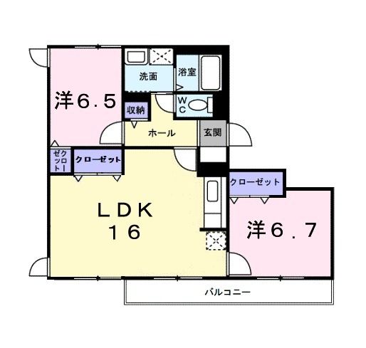 グランジュール　ｋｏｅｉの間取り