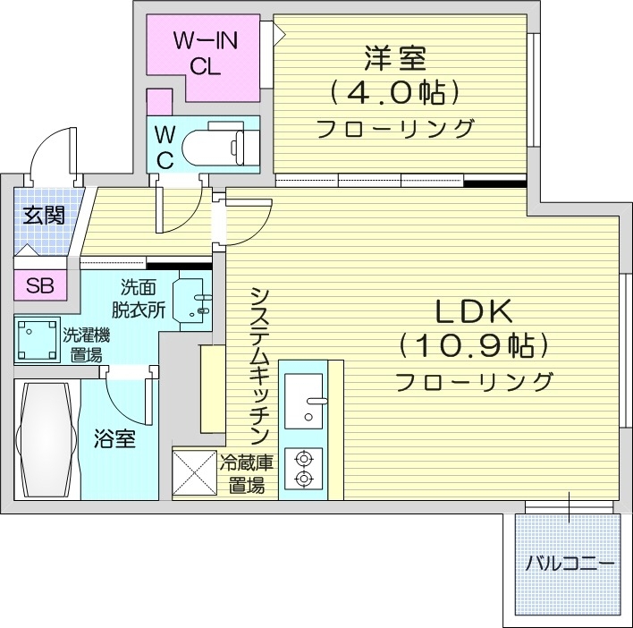 (仮称)本通15丁目南MSの間取り