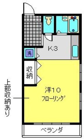 東蒔田ハイツの間取り