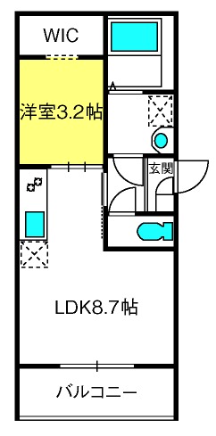 ＲＥＧＡＬＥＳＴ　橘の間取り