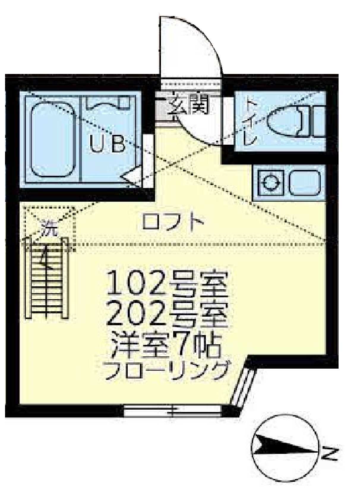 ユナイト根岸チェイルリーの間取り