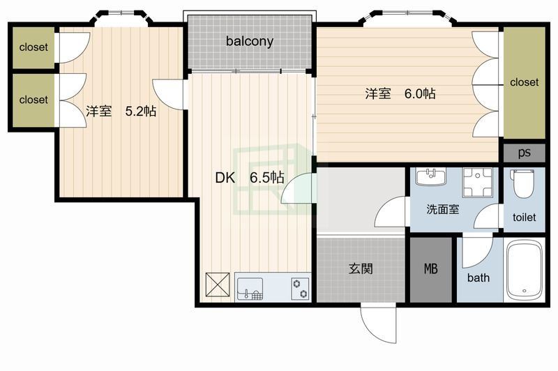 【サンフラワー東中山の間取り】