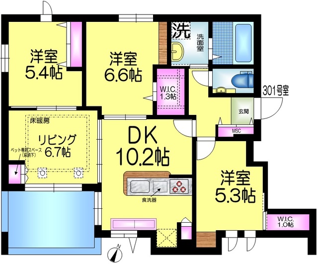 ＫＳビルの間取り