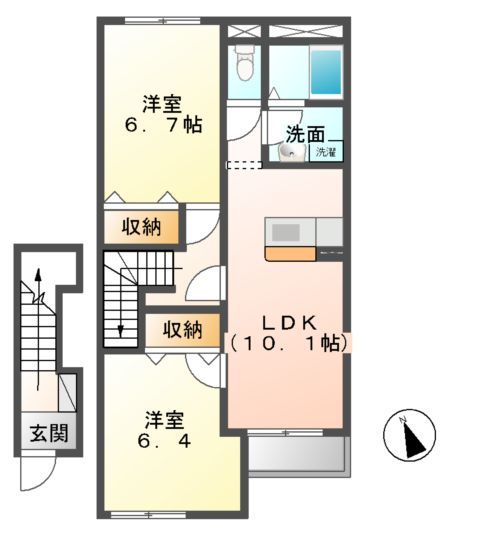 風の街の間取り