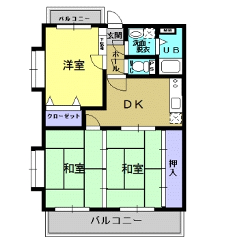 エスポワールBの間取り