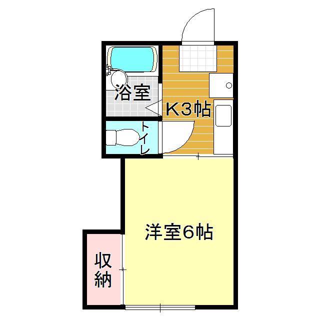 プラザ吉見の間取り