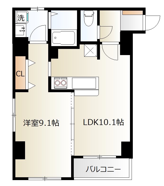 ミリアビタNo.28の間取り