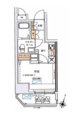 【ＳＨＯＫＥＮ　Ｒｅｓｉｄｅｎｃｅ　横浜阪東橋の間取り】