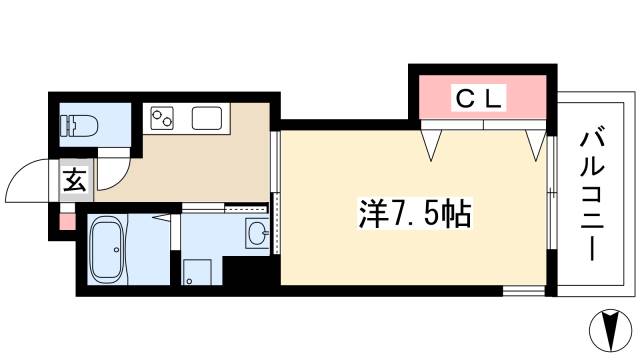 ＴＲＵＳＴＹ千代田の間取り