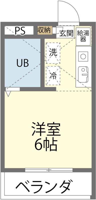 ユーコート鶴ヶ峰(E-195)の間取り