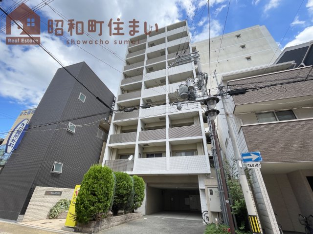 【大阪市阿倍野区王子町のマンションの建物外観】