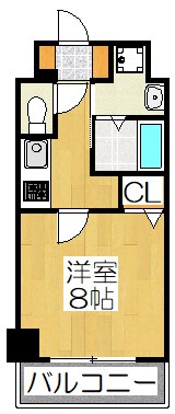 アスヴェル京都堀川高辻の間取り