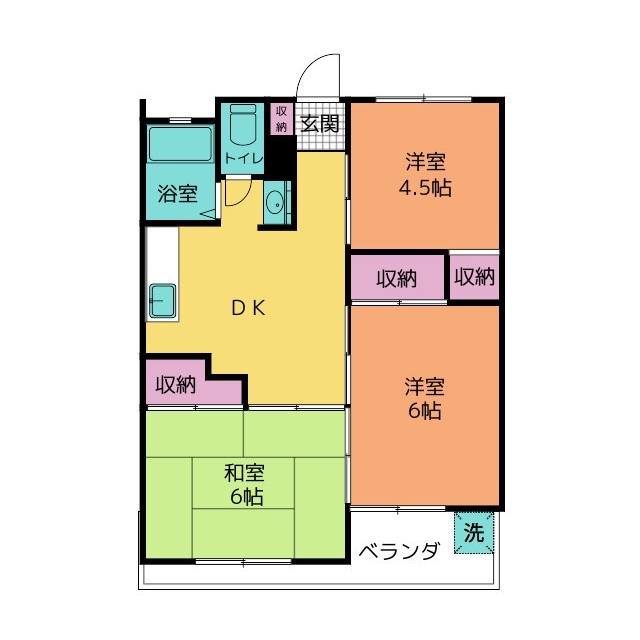 飯塚ツインコーポB_間取り_0