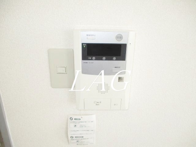 セキュリティ　モニター付インターホンです。