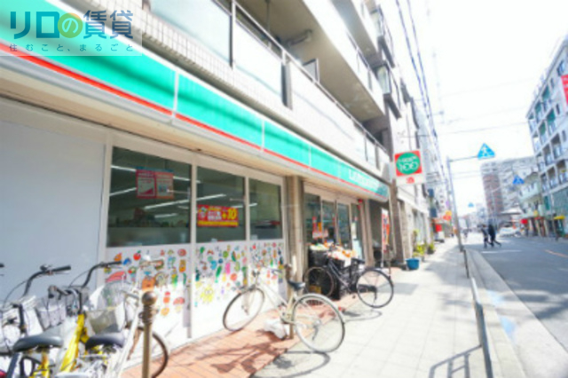 コンビニ　ローソンストア100東淀川小松店（コンビニ）まで81m