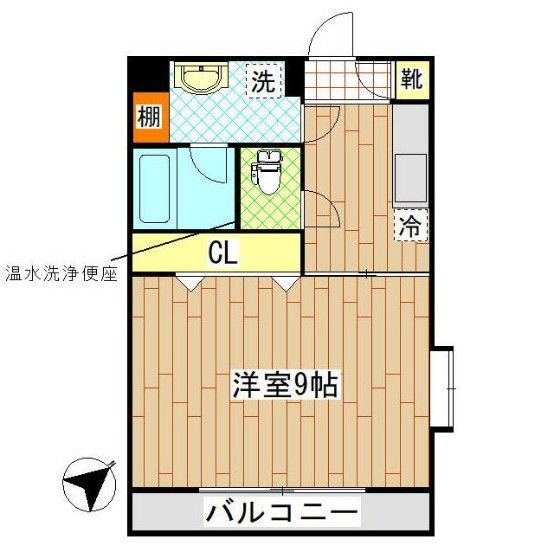 サンフィールIの間取り写真