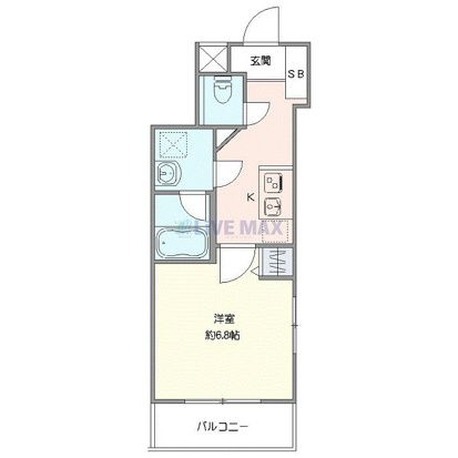 東武東上線 成増駅 徒歩12分 5階建 築2年の間取り写真