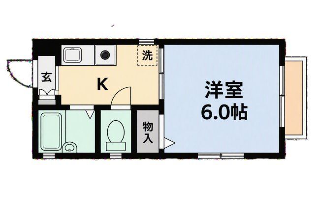かえでハイツの間取り写真