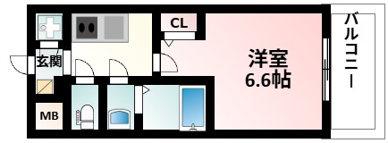 エスリード新大阪ヴェルデの間取り写真