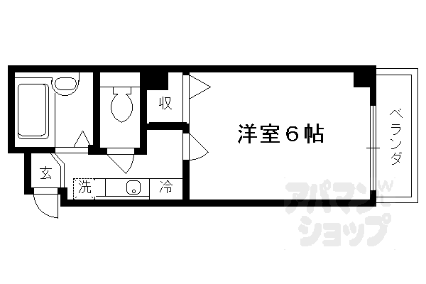 ビレイユ眞英四条柳馬場の間取り写真