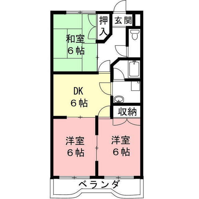 山内レジデンスの間取り