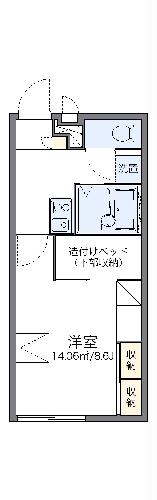 レオパレスチャミルの間取り