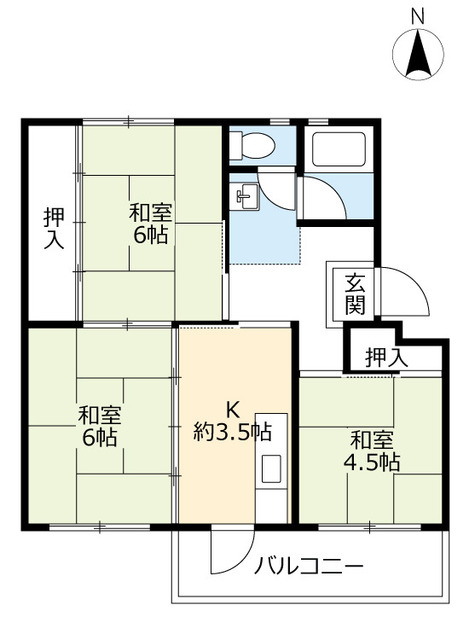 ＵＲ中央台の間取り