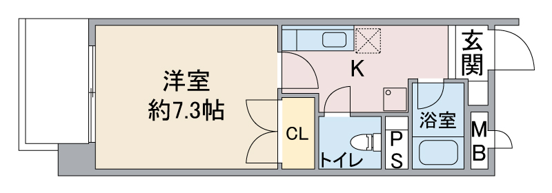 ラピアス吹上の間取り