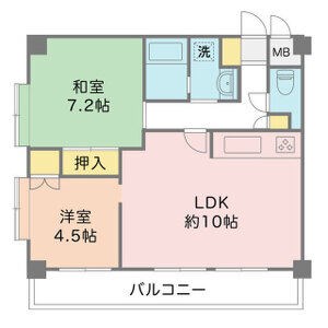 神戸市垂水区千鳥が丘のマンションの間取り