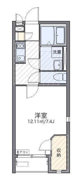 レオネクストアダチの間取り