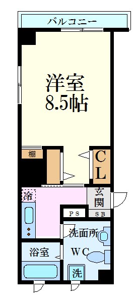 フェリーチェ姫路駅前の間取り