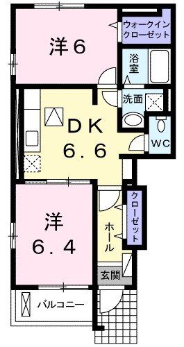 プラシード　カーサ　IIの間取り