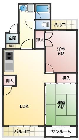 インペリアルハイツの間取り