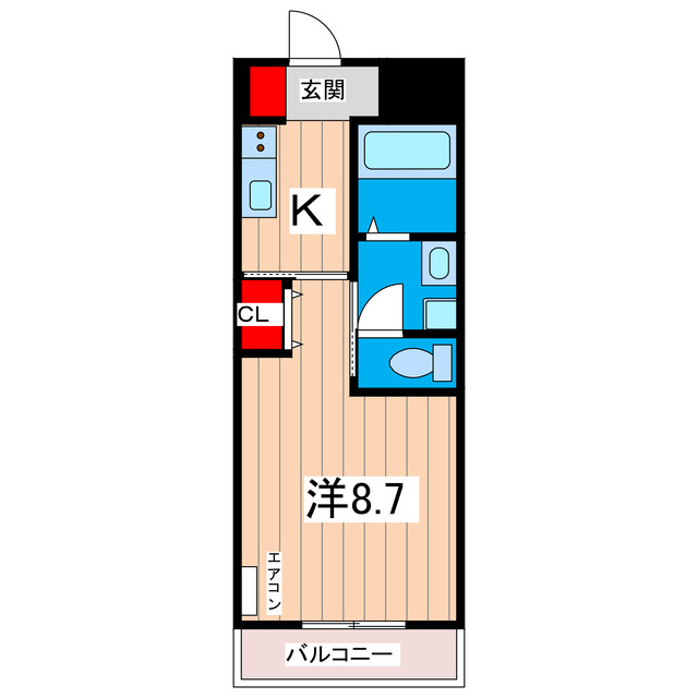 コンフォール二軒茶屋の間取り