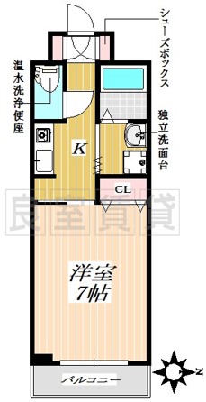 マルキース川名の間取り