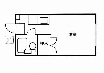 コーポ領家の間取り