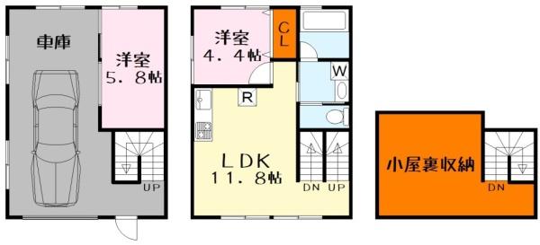 ビエノス欲賀の間取り