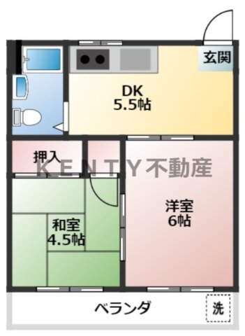 大田区上池台のマンションの間取り