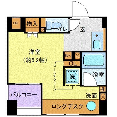 藤沢市藤沢のマンションの間取り